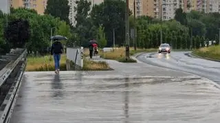 Deszcz w Warszawie