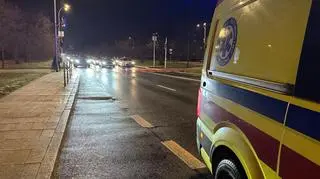 Hitting a pedestrian on Żwirki i Wigury
