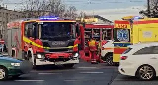 Pieszy potrącony przez tramwaj
