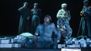 Próba przed spektaklem "Najlepsze miasto świata. Opera o Warszawie"