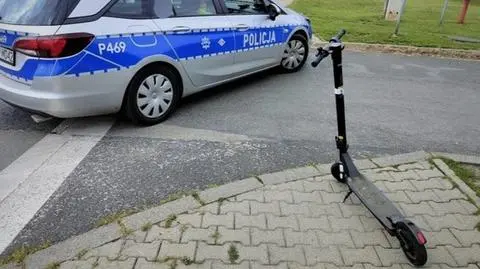 Wypadek, hulajnoga elektryczna, Płońsk