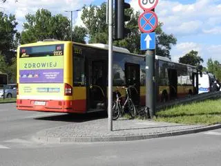 Kolizja w alei "Solidarności"