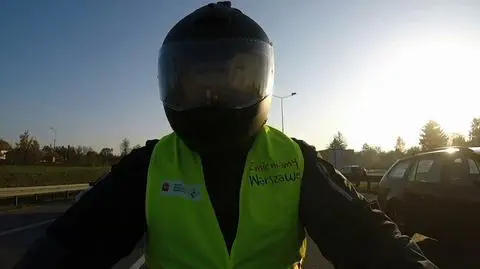 Skuter, kamery i informacje o korkach. Raport drogowy naszego reportera