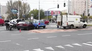 Kolizja na Bemowie