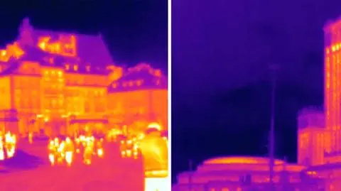 Warszawa w kamerze termowizyjnej. Którędy ucieka ciepło?