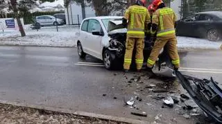 Zderzenie na Ostródzkiej 