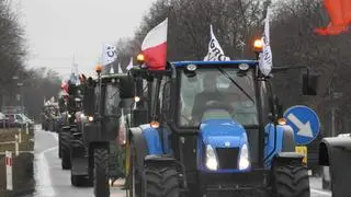 "Wściekli rolnicy jadą do Warszawy"