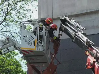 Wypadek budowlany na Ochocie