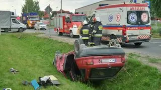 Zderzenie w miejscowości Stara Wieś