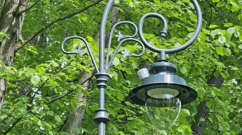 Nowe latarnie w Parku Skaryszewskim 
