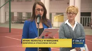 Wyniki rekrutacji w Warszawie 