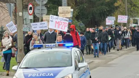 Protest na Odolanach. "Dzielnica rozwija się w sposób chaotyczny"