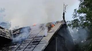 Pożar przy ul. Matejki