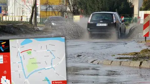 Weekendowy lifting Bartyckiej. Na remont jeszcze poczeka