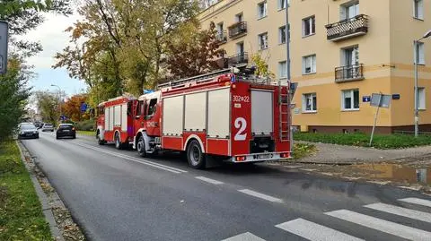 Wyciek gazu w bloku w Ursusie
