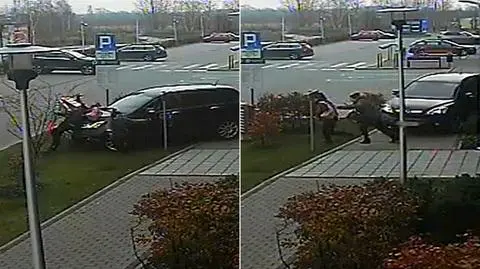 Jechał chodnikiem prosto na nie. Próbowały uciec. Porażające nagranie 
