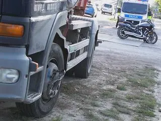 Motocyklista trafił do szpitala