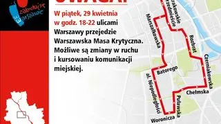 Masa krytyczna przejedzie ulicami Warszawy