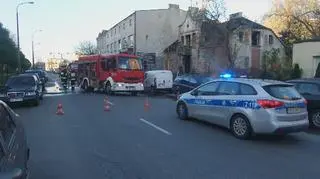 Straż i policja przy Jana Olbrachta 22