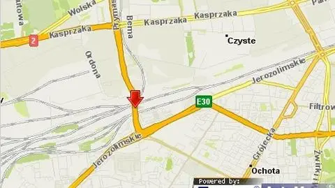 Cztery auta zderzyły się w tunelu
