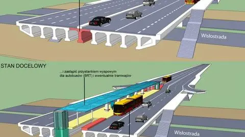 Metrobusy na moście Łazienkowskim? "Ciekawe, ale nie ma możliwości"