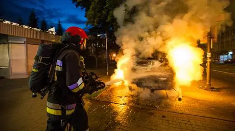 Płoną lubliny na Mokotowie. "Przyjmujemy, że ma to związek z wymuszaniem haraczy"