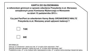 Tak wygląda karta do głosowania