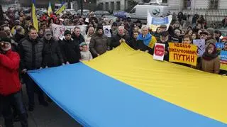 Protest przed ambasadą