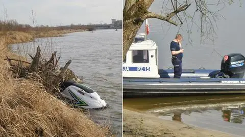 Wędkarz dostrzegł ciało w Wiśle. Policja: to zaginiony skuterzysta