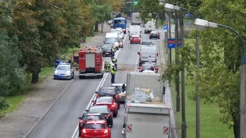 Mocno wieje, drzewo spadło na jezdnię. Utrudnienia