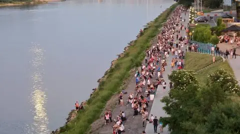 Strażnicy zacumują nad Wisłą. W kontenerze 