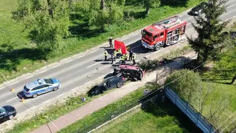 Śmiertelny wypadek w Skrzeszewie