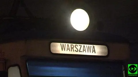Zderzenie kolejki WKD z osobówką