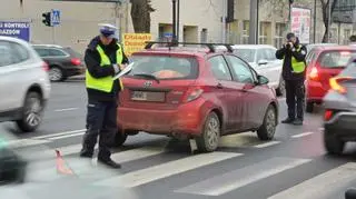 Potrącenie na Powązkowskiej