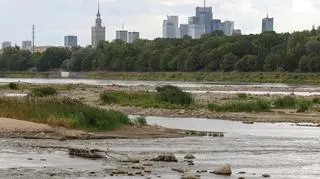Rekordowo niski stan Wisły