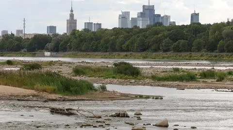Rekordowo niski stan Wisły