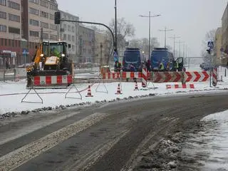 Trwają prace na Grochowskiej