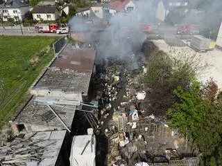 Fire in Lesznowola 