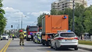 Zderzenie z udziałem tramwaju