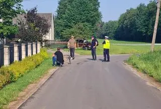 Wypadek w miejscowości Uścieniec-Kolonia 