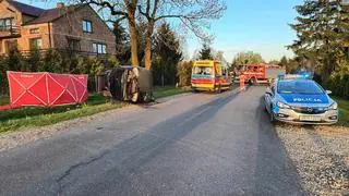 Wypadek w miejscowości Dobra