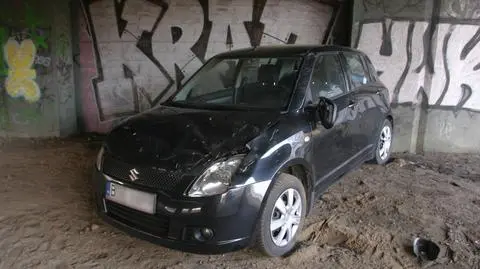 Suzuki dachowało na Żoliborzu