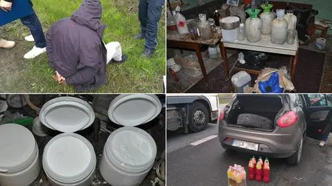 Płynną amfetaminę przewoził w butelkach z herbatą