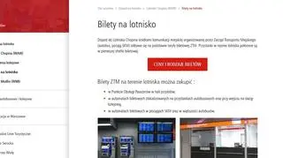 Nowa strona dla pasażerów