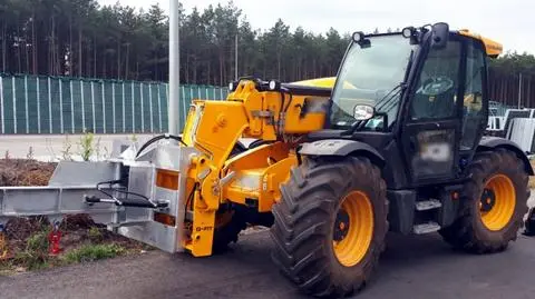 Policjanci odnaleźli skradzioną w Danii ładowarkę. "Sprzęt wart 260 tysięcy złotych"