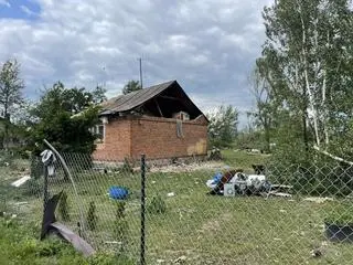 Zniszczenia po nawałnicy w okolicach Płocka
