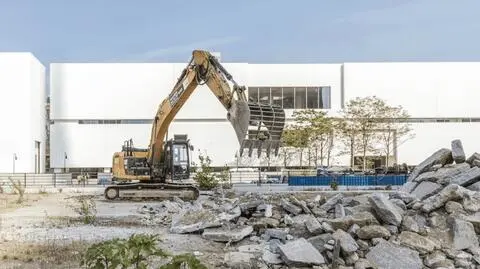 Pierwsze prace na budowie TR Warszawa