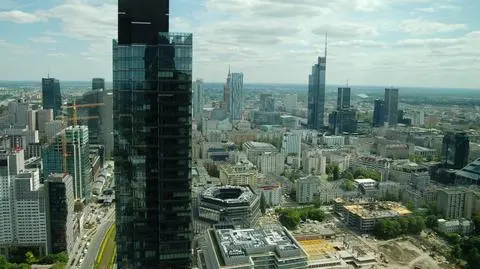 Warszawa, panorama Warszawy, skyline, Wola