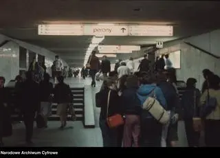 Dworzec Centralny w latach 70. XX wieku