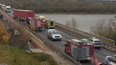 Wypadek na moście w Wyszogrodzie